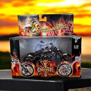 2004 West Coast Choppers El Diablo Softail 1:18 Diecast Motorcycle NIB
